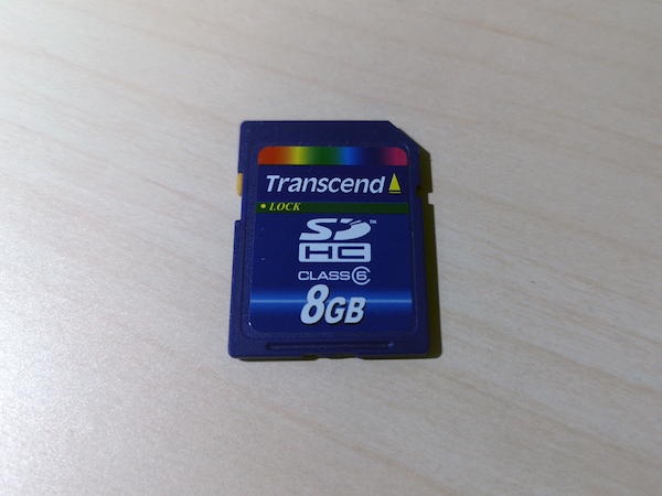 Transcend SDHCカード 8GB Class6