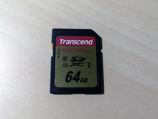 Transcend SDXCカード 64GB Class10 UHS-I U3