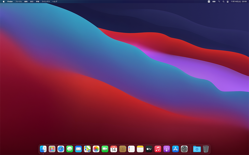 macOS Big Sur Desktop